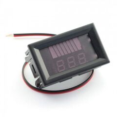 Akü Kapasite Göstergesi Voltmetreli