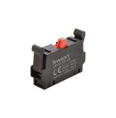 LAY25-BE102 22mm Kontak Normalde Kapalı - Kırmızı