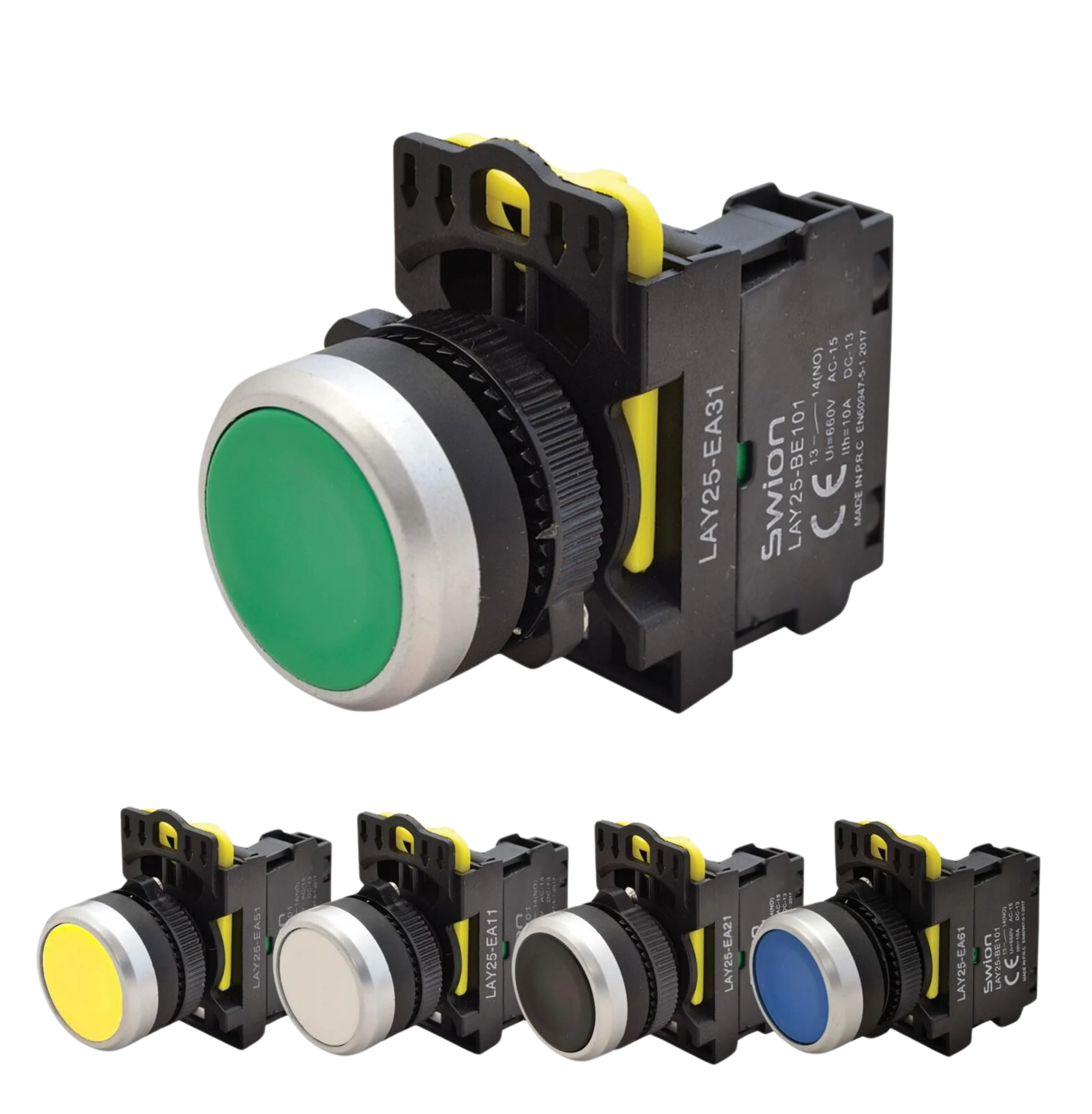 LAY25-EA 22mm Buton Normalde Açık Kontak