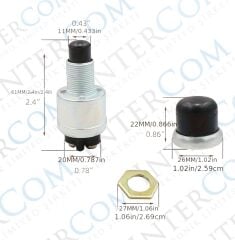 IC-180-2 SU GEÇİRMEZ YAYLI ATEŞLEME ANAHTARI