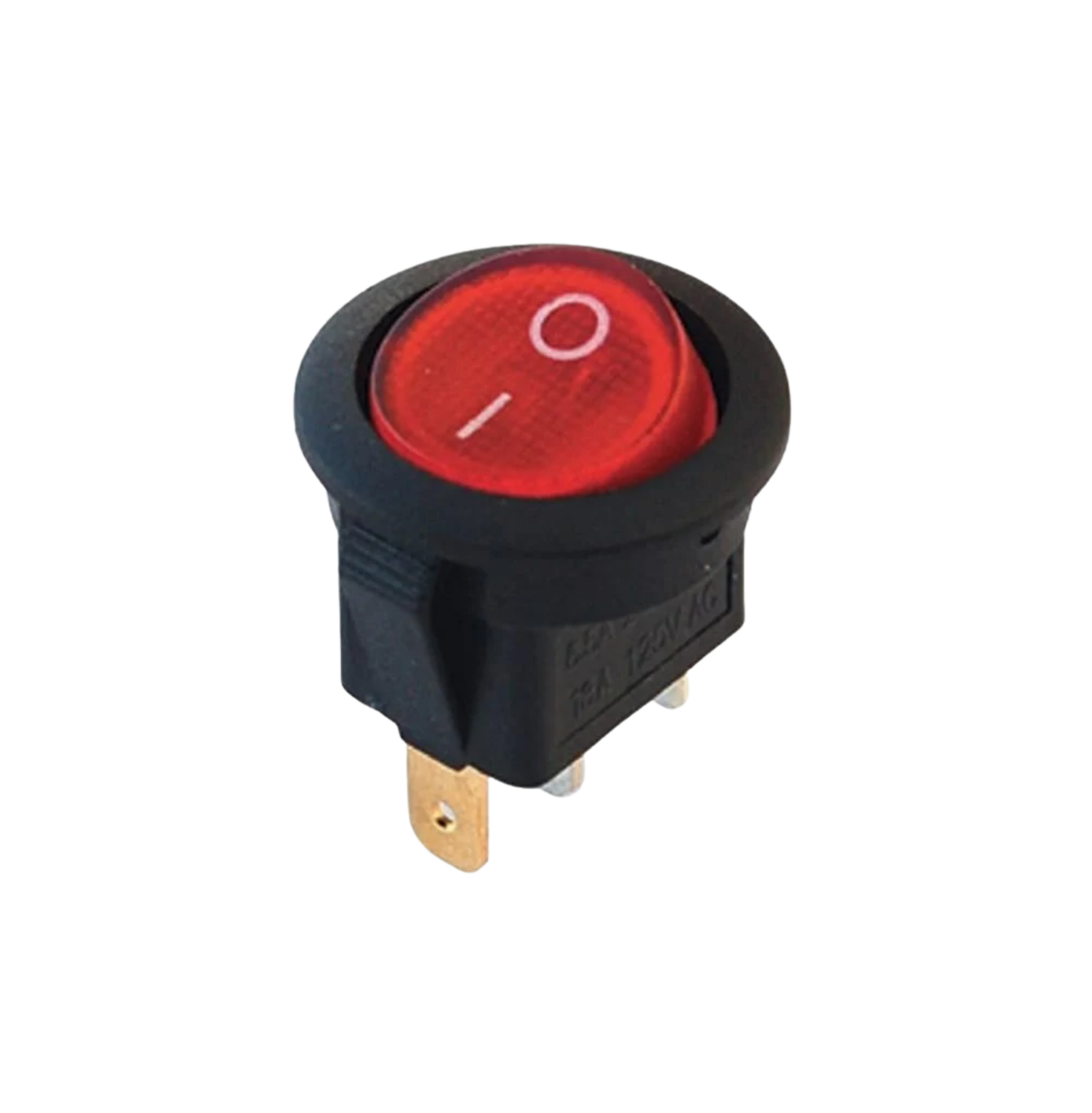 IC-134D Mini Yuvarlak Anahtar Işıklı ON-OFF 3P