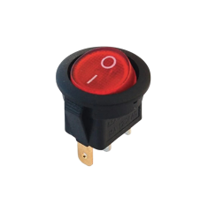 IC-134D Mini Yuvarlak Anahtar Işıklı ON-OFF 3P