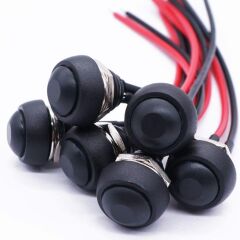 12mm PBS-33B Push Buton 20cm Kablolu