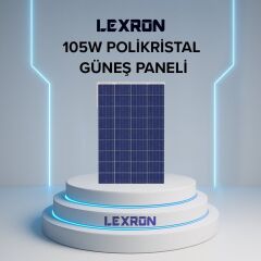 105W Polikristal Güneş Paneli