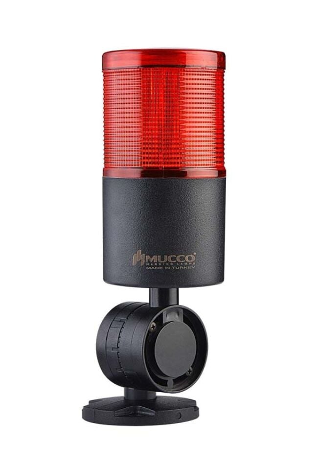 Mucco SNT-7013-S1-1-D Sabit-Kırmızı 1 Katlı Işıklı Kolon Devrilme Aparatlı