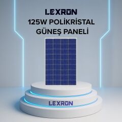 125W Polikristal Güneş Paneli