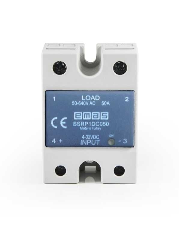 Emas SSR Serisi Klemensli 50-640V 50A Solid State Röle SSRP1DC050