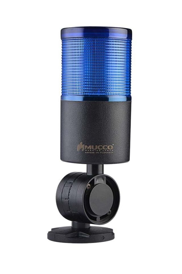 Mucco SNT-7013-S1-4-D Sabit-Mavi 12-24v Ac/Dc Işıklı Kolon Aparatlı