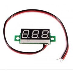 Voltmetre 0.28' 0-100V Kırmızı