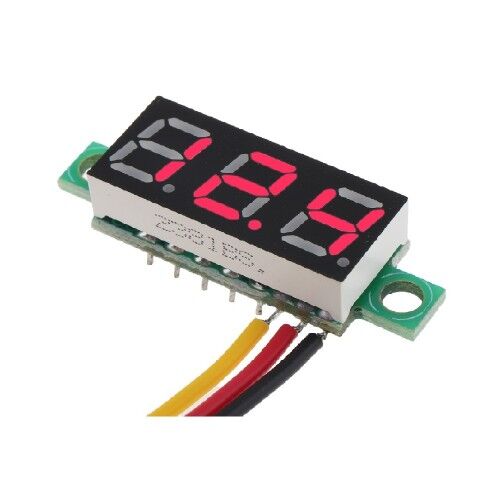 Voltmetre 0.28' 0-100V Kırmızı