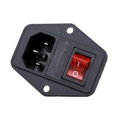 220V Power Soketi Erkek Anahtarlı