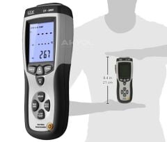 Cem DT-8880 Teleskobik Problu Kızgın Tel Hava Hızı Debisi ve Sıcaklık Ölçer