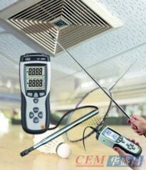 Cem DT-8880 Teleskobik Problu Kızgın Tel Hava Hızı Debisi ve Sıcaklık Ölçer