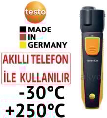 Testo 805i Akıllı Lazerli Sıcaklık Ölçer 250°C