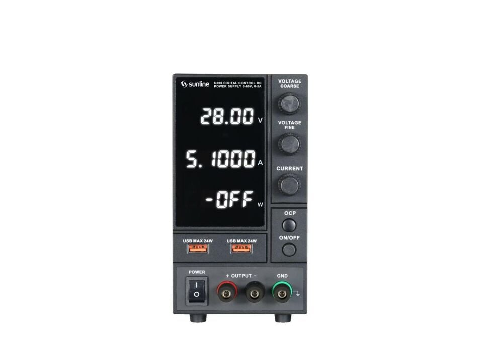 Sunline U206 60v 5A Usbli Programlanabilir Güç Kaynağı
