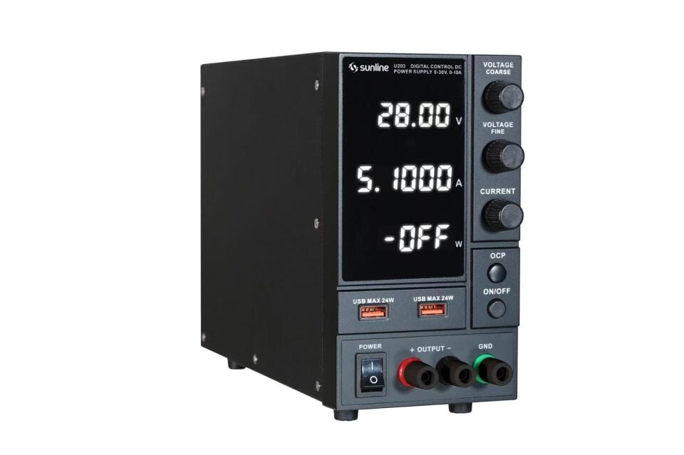 Sunline U203 30v 10A Usbli Programlanabilir Güç Kaynağı