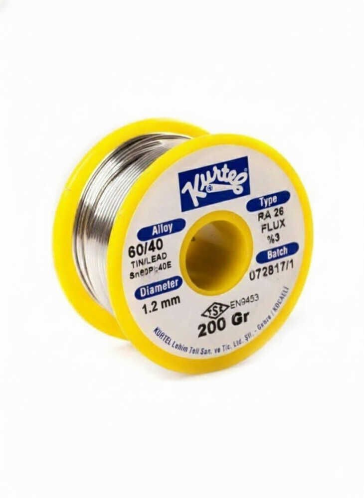 Kurtel Sn60/Pb40 Lehim Teli 1.2mm 200Gr