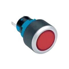 LAS1-AWY-11 22mm Plastik Yaylı Buton 1NO/1NC 5P