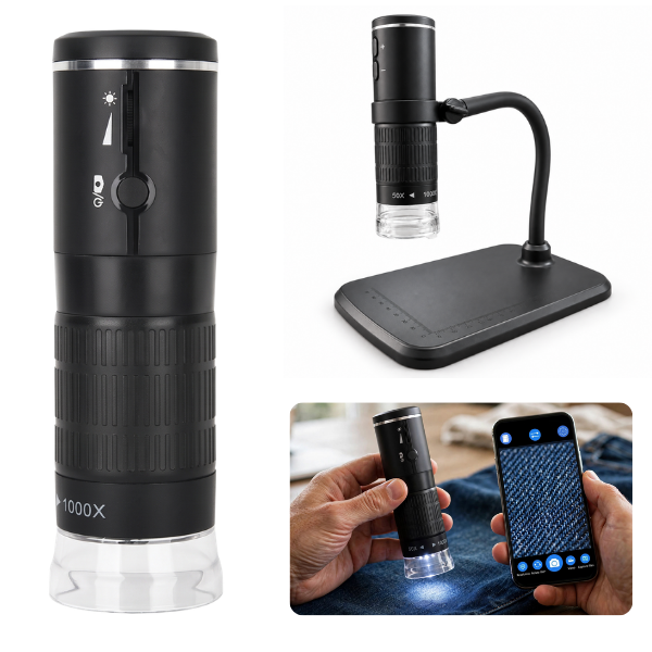 SmartScope 4K Kablosuz Dijital Mikroskop | 1000X | Android ve iOS