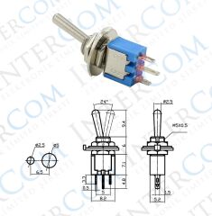 IC-137 Toggle Switch ON-OFF Ø5mm SMTS-102