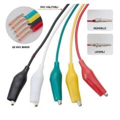 10 Adet Krokodil Kablo