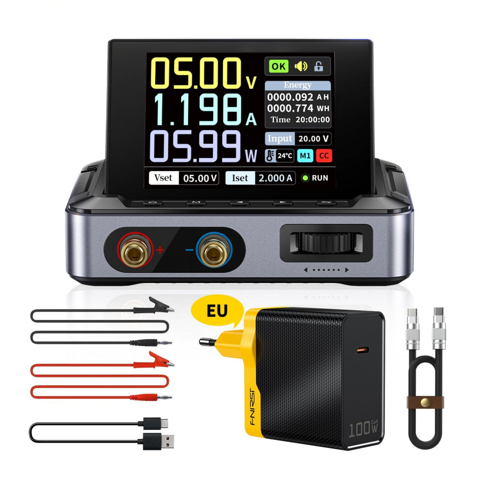 Fnirsi DPS-150H Plus 30V 5A 150W DC Programlanabilir Güç Kaynağı Full Set