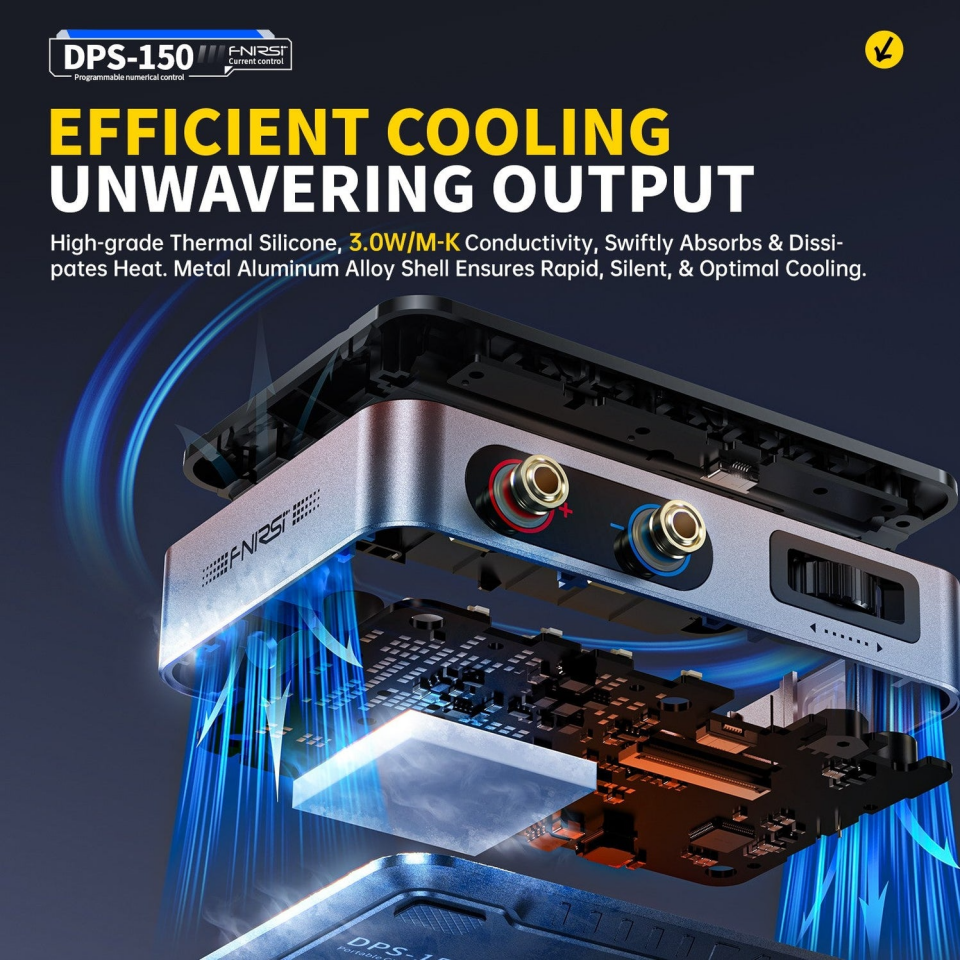 Fnirsi DPS-150H Plus 30V 5A 150W DC Programlanabilir Güç Kaynağı Full Set