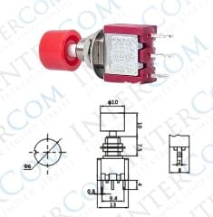 IC-139B Yaylı Buton 1NO/1NC DS-612