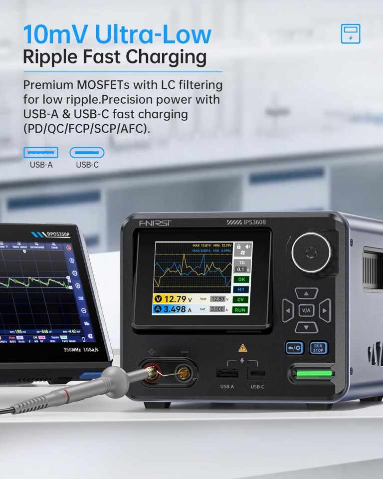 Fnirsi IPS3608 AC-DC Akıllı Dijital Kontrol Güç Kaynağı
