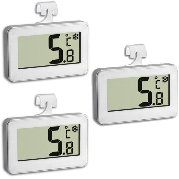3 Adet | TFA 30.2028.02 Mini Dijital Buzdolabı Termometresi
