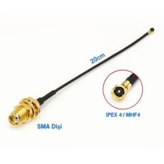 20cm Sma Dişi Ipex4 Rf Kablo