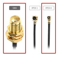 20cm Sma Dişi Ipex4 Rf Kablo