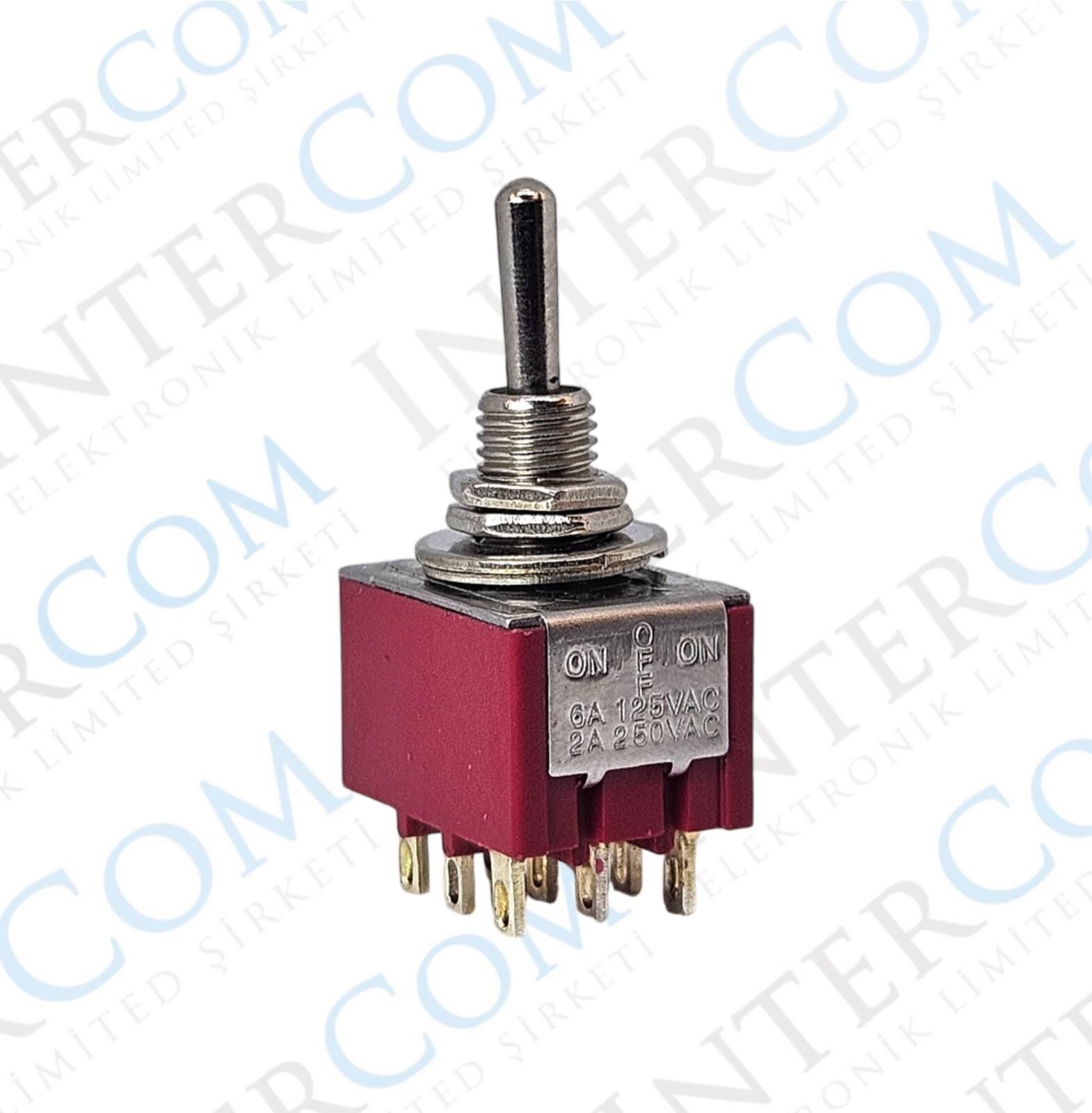 IC-148B Toggle Switch ON-OFF-ON Ø6mm MTS-303