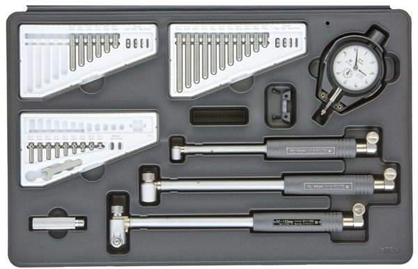 Mitutoyo 511-921-20 Silindir Komparatörü Seti 18-150mm