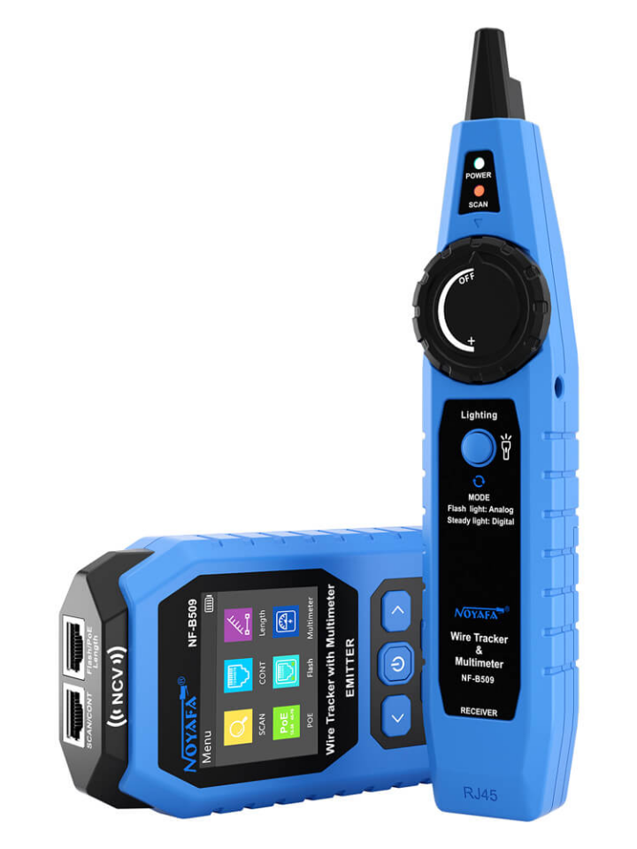 Noyafa NF-B509 Dijital Multimetreli Kablo Test ve İzleme Cihazı