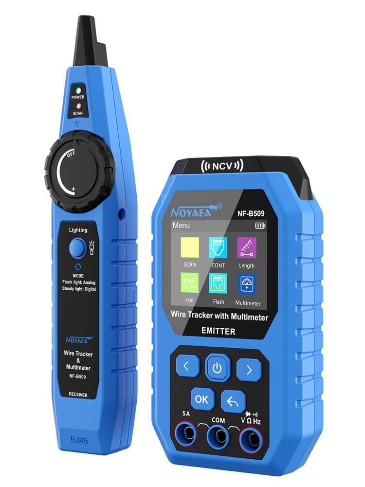 Noyafa NF-B509 Dijital Multimetreli Kablo Test ve İzleme Cihazı