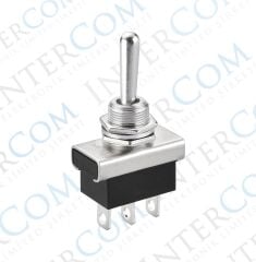 IC-151E-2 Metal Geçişli Anahtar İki Tarafa Yaylı 25 AMPER ON-OFF-ON