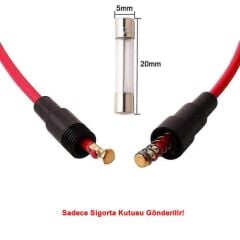 240mm Kablolu 5x20mm Cam Sigorta Kutusu