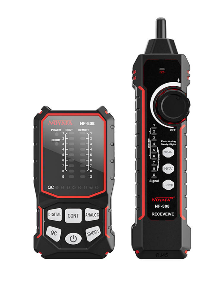 Noyafa NF-808 Çok Fonksiyonlu Ağ Kablosu Test Cihazı RJ45 RJ11