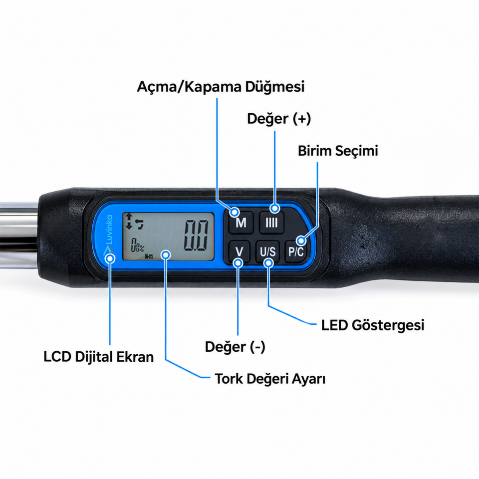 Luvinka ZWJ6-500 Dijital Torkmetre