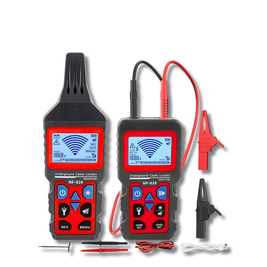 Noyafa NF-826 Yeraltı ve Duvar İçi Kablo İzleyici ve Boru Tespit Cihazı