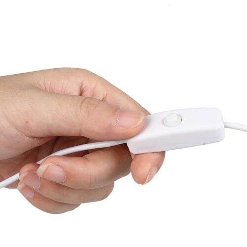 Anahtarlı Usb Kablo 1 Metre Beyaz