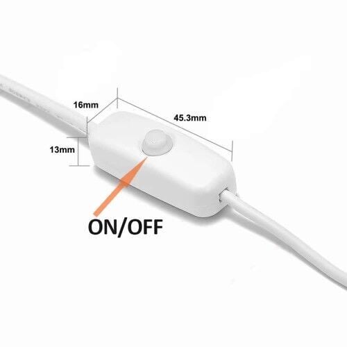 Anahtarlı Usb Kablo 1 Metre Beyaz