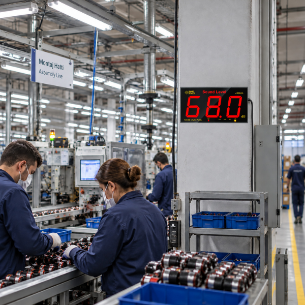 Smart Sensor AR884A Alarmlı Duvar Tipi Ses Seviyesi Ölçer