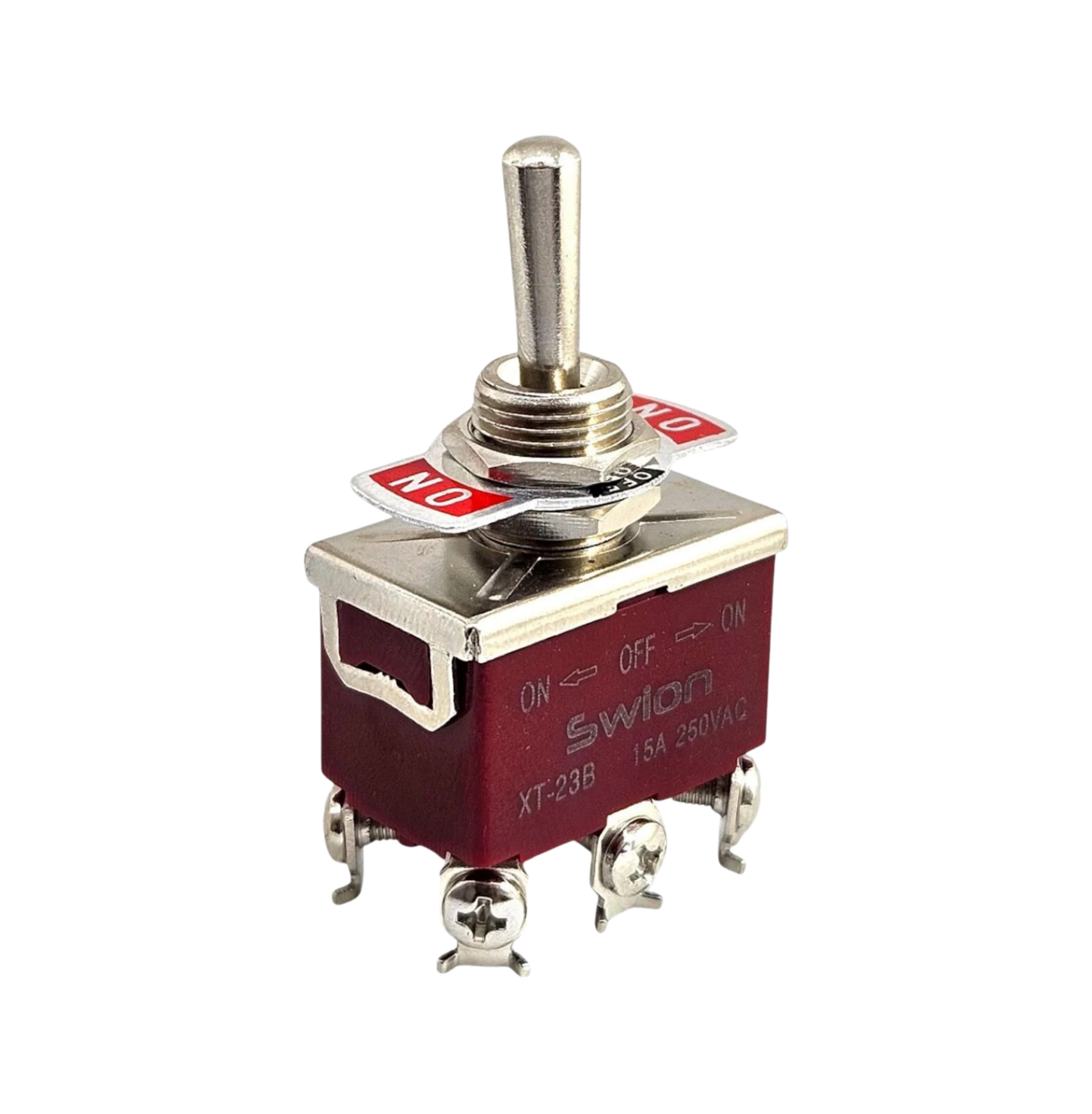 IC-158S SWION Toggle Switch 15AMP 6P ON-OFF-ON Ø12mm XT-23B