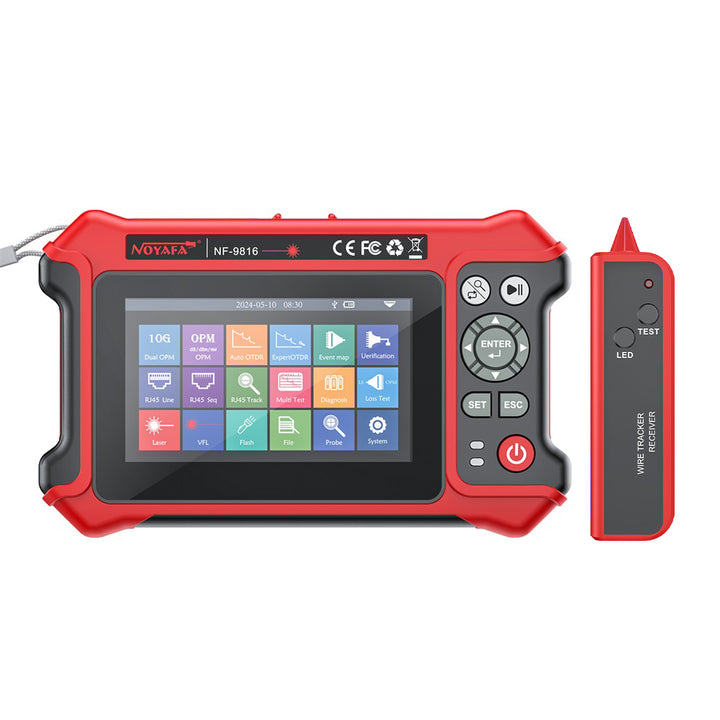 Noyafa NF-9816 Çok Fonksiyonlu OTDR Pro Fiber ve Ağ Test Cihazı 1310/1550nm 10G OPM VFL TDR