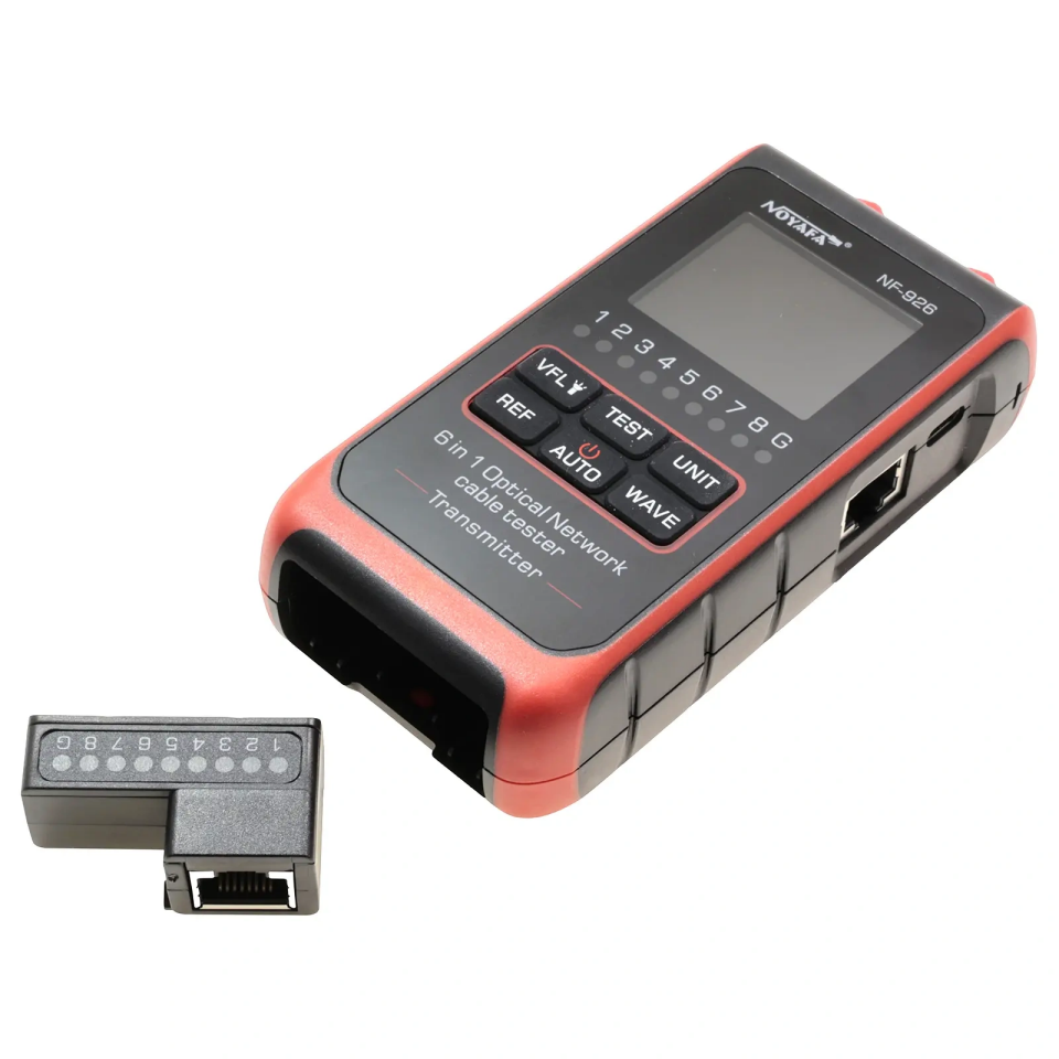 Noyafa NF-926 6’sı 1 Arada Fiber Optik Test Cihazı OPM VFL Işık Kaynağı Fiber Tanımlayıcı