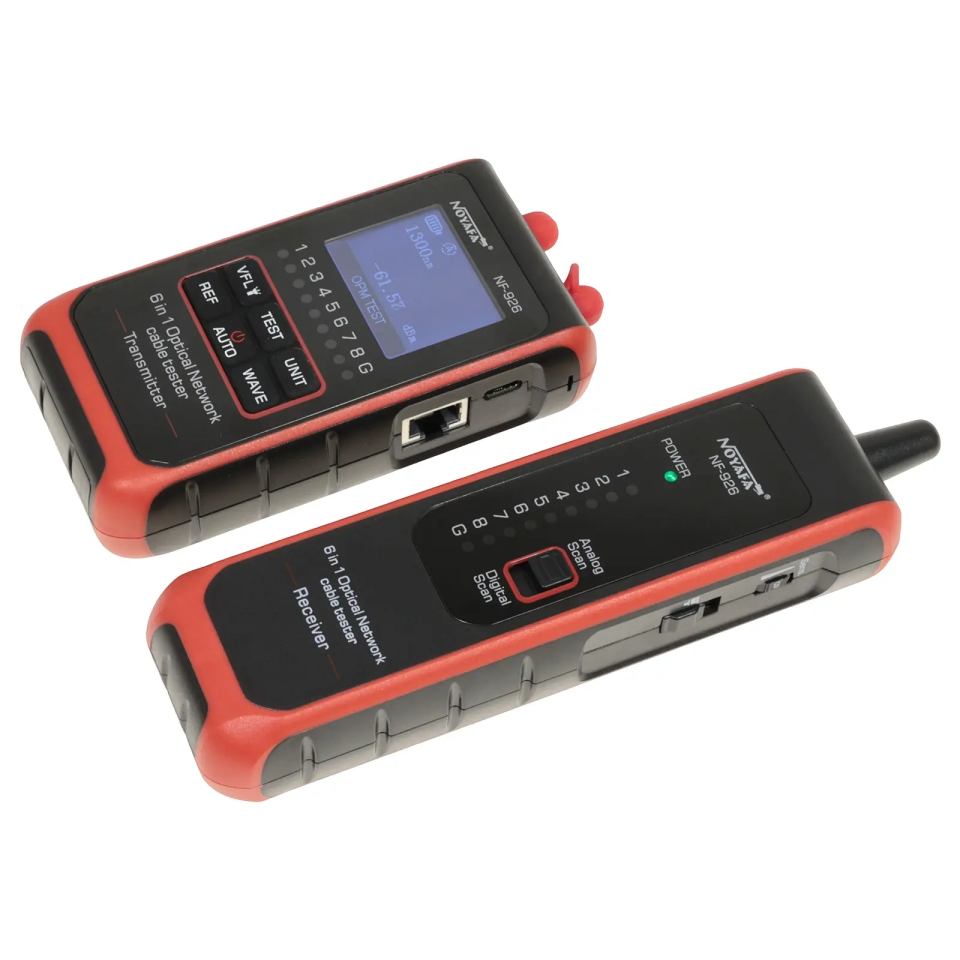 Noyafa NF-926 6’sı 1 Arada Fiber Optik Test Cihazı OPM VFL Işık Kaynağı Fiber Tanımlayıcı