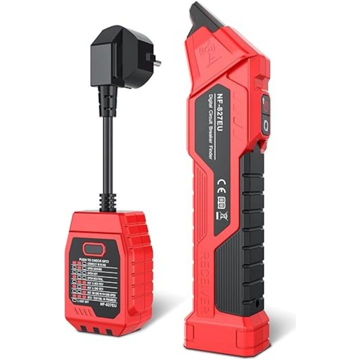 Noyafa NF-827EU AC Devre Kesici Bulucu ve Entegre GFCI Priz Test Cihazı