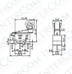 IC-162C Micro Switch Mini Makaralı KW10-Z4P